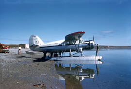 De Havilland Otter, aircraft used by V. Sim and R Moskal to fly to various locations on Melville ...